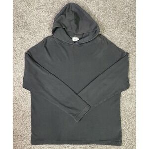 Rinen Men's midweight hoodie Size 3 Made in Japan Gray Cotton Basic